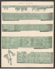 Seite 67 des Tafelbandes "Abbildungen der bey den Alterthumsgræbern zu Hallstatt aufgefunden Antiquitäten", Signatur 12.903 f